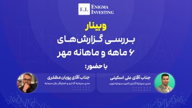 وبینار بررسی گزارش‌های شش‌ماهه بورسی