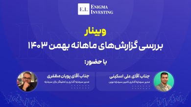 وبینار بررسی گزارش ماهانههای بهمن