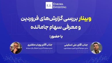 وبینار بررسی گزارش ماهانه فروردین 1404