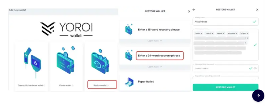 بازیابی کیف پول یورویی