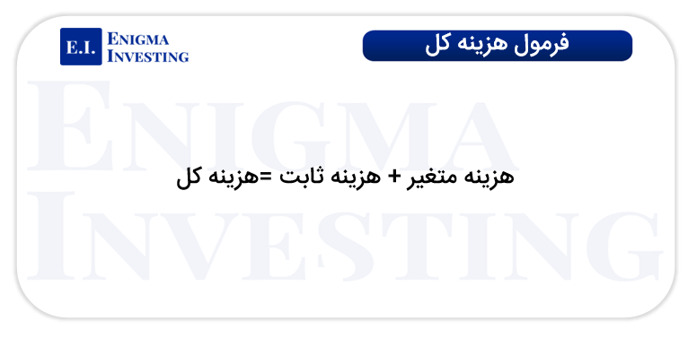 فرمول هزینه کل