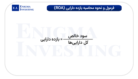 فرمول نسبت بازده دارایی