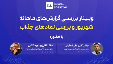 وبینار بررسی گزارش ماهانه شهریور