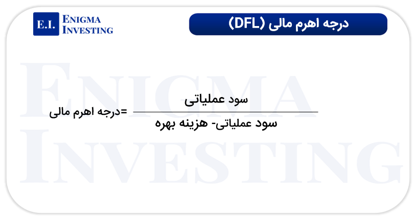 فرمول درجه اهرم مالی
