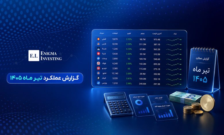 بررسی عملکرد تیر ماه شرکتهای بورسی